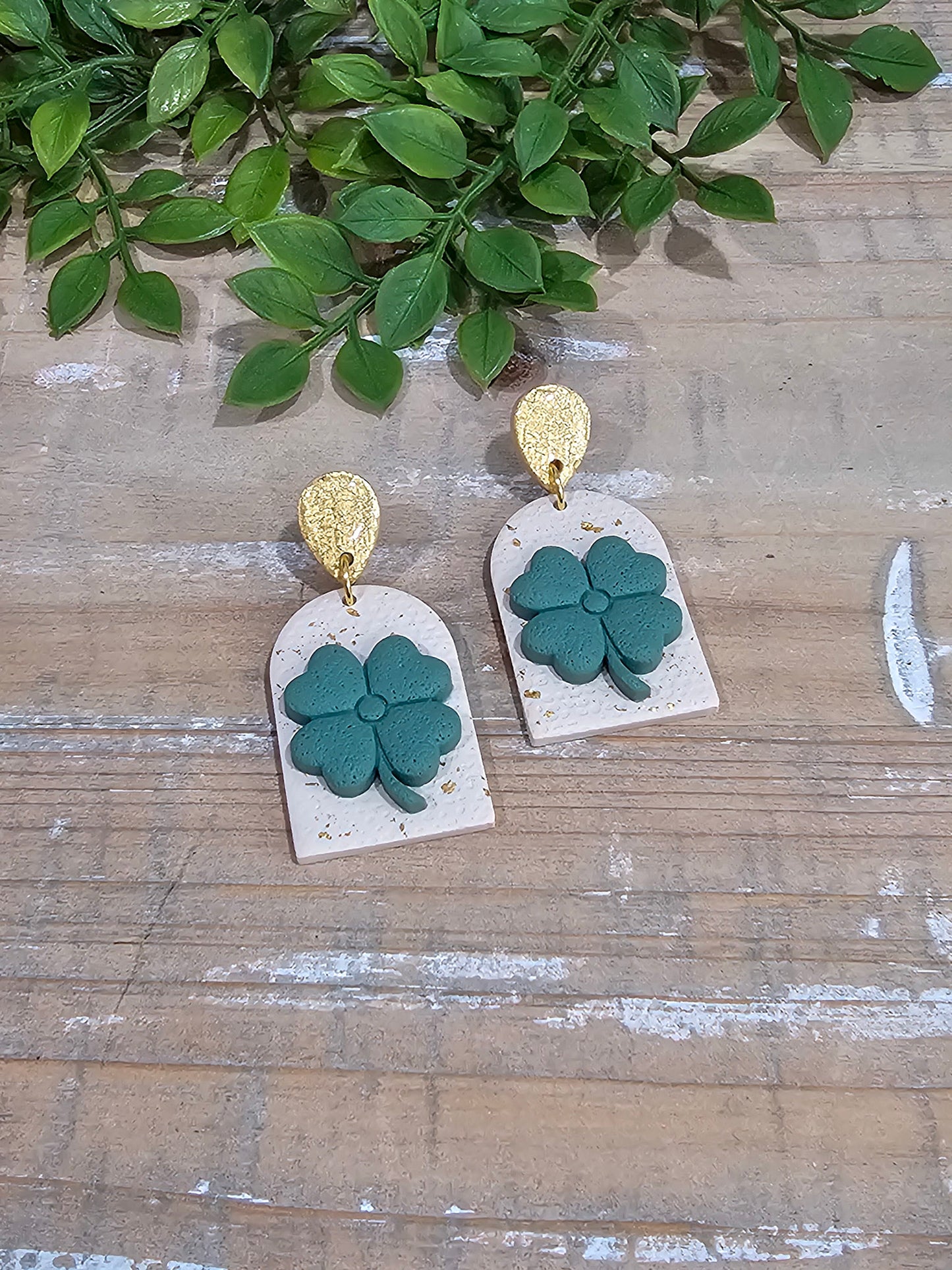 Clover Statement Earring | Saint Patrick's Day Earring