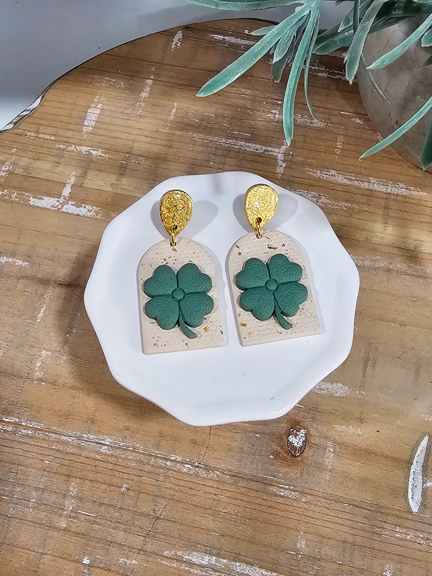 Clover Statement Earring | Saint Patrick's Day Earring
