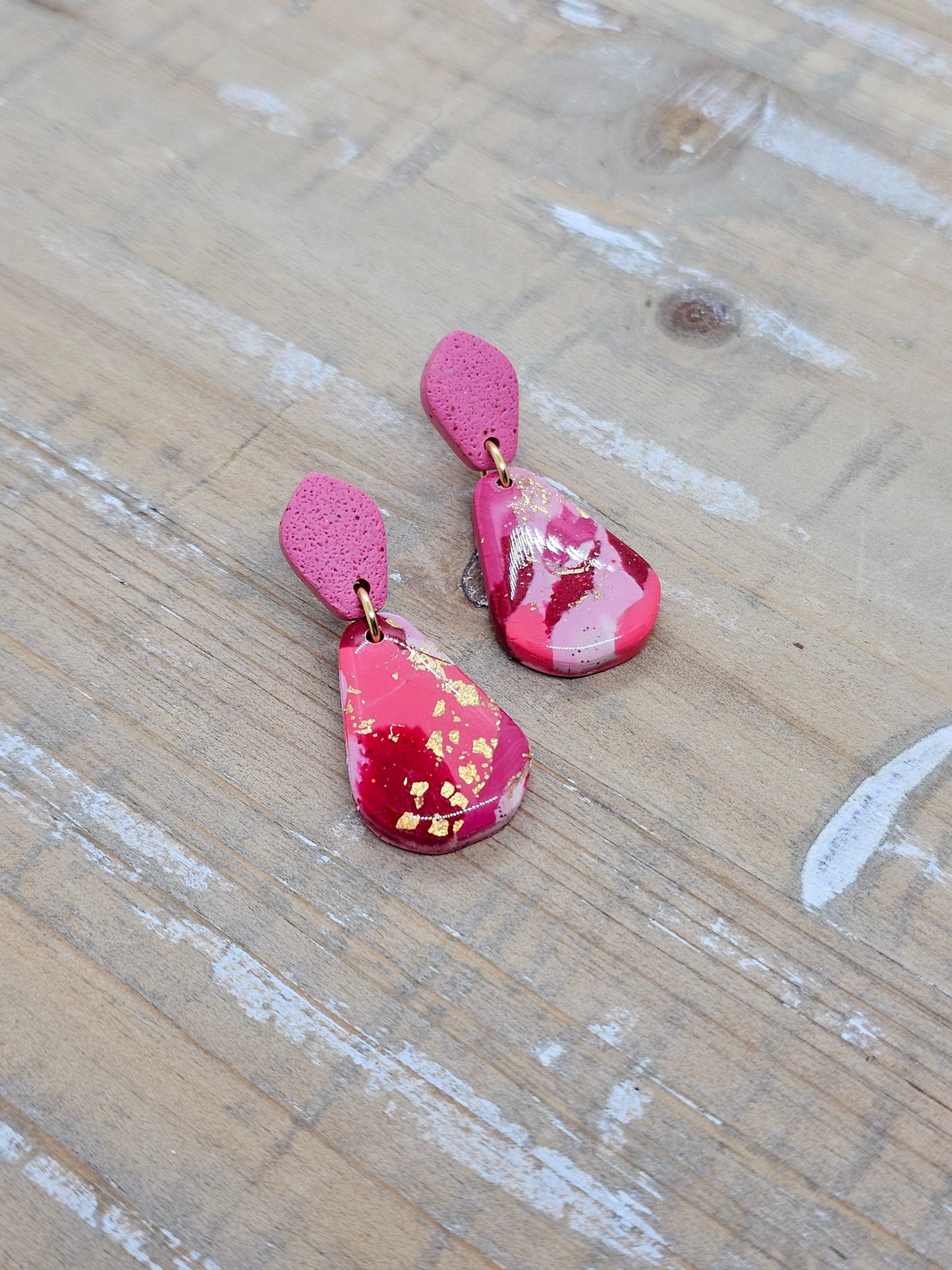 Valentine Marble Earrings #2