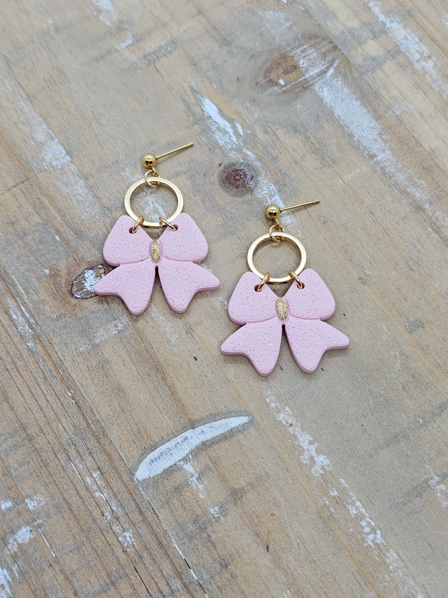 Valentines Bow Earrings
