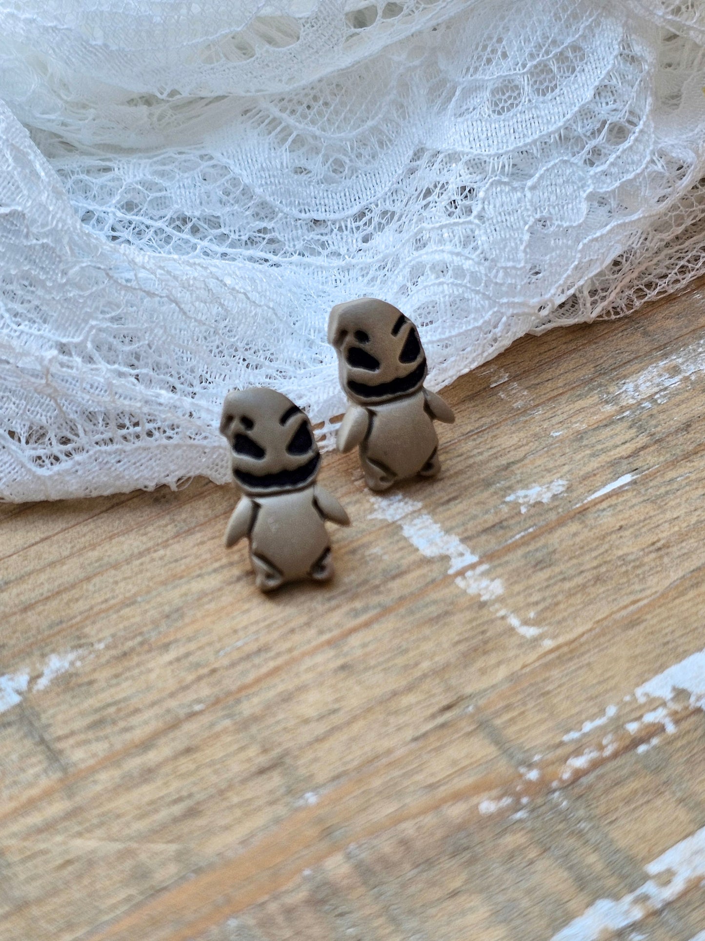 Boogeyman Studs | Halloween Earrings