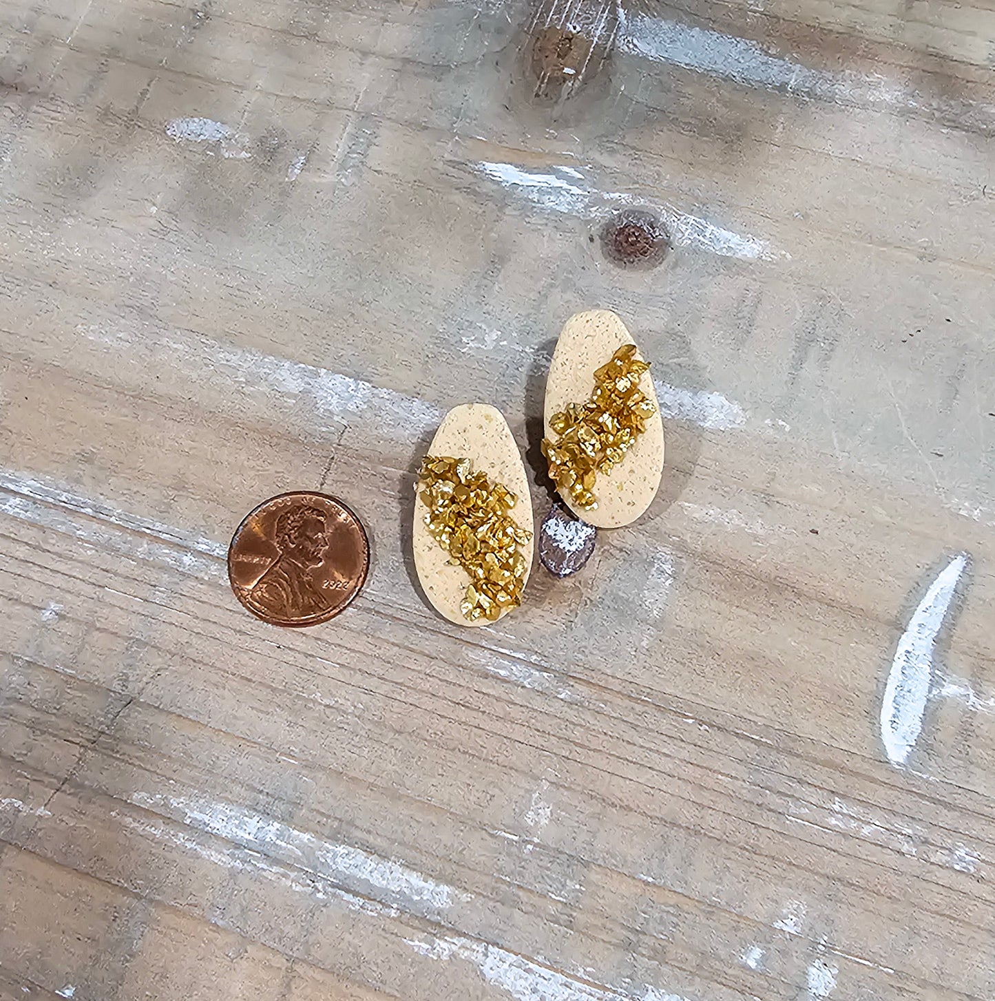Rock of Gold Studs | Saint Patrick's Day Earring