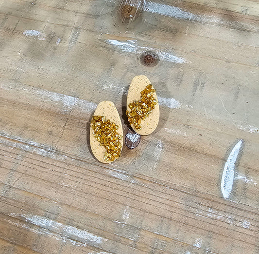 Rock of Gold Studs | Saint Patrick's Day Earring
