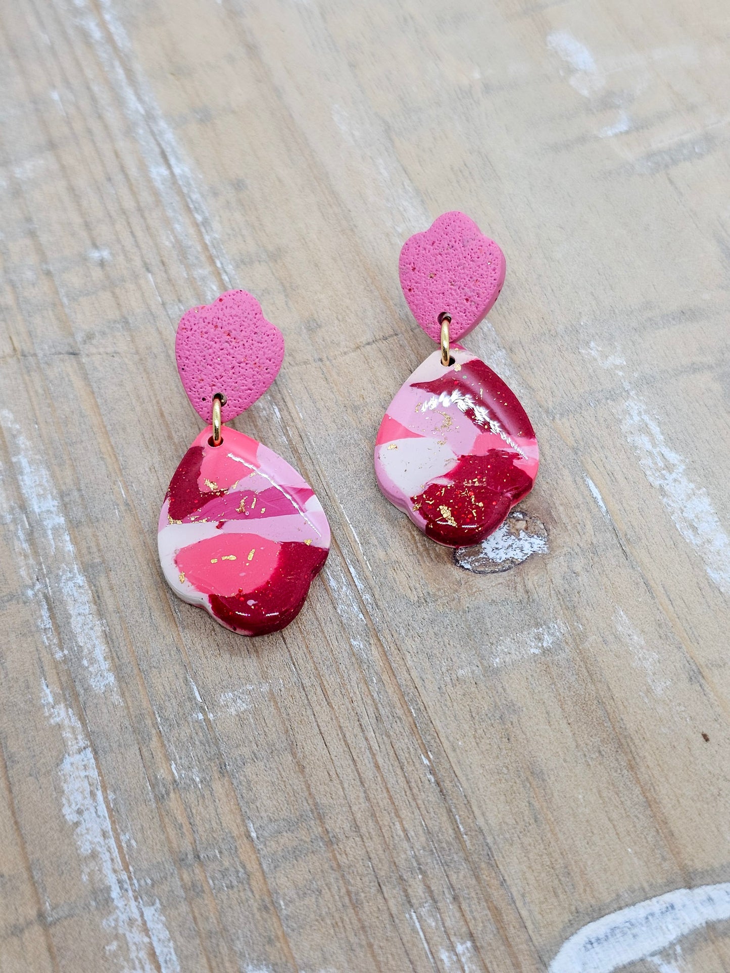 Valentine Marble Earrings