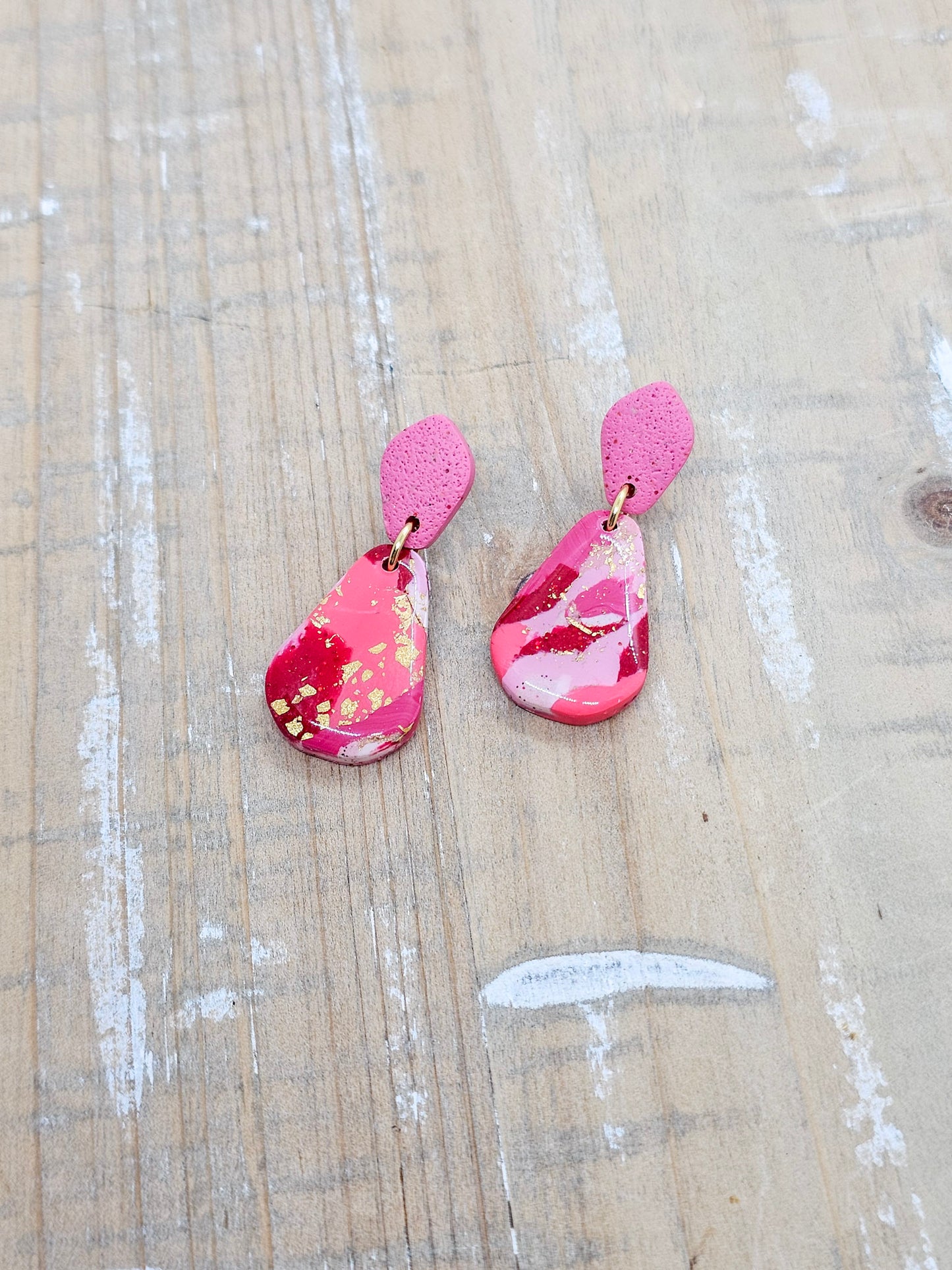 Valentine Marble Earrings #2