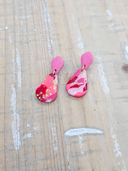 Valentine Marble Earrings #2