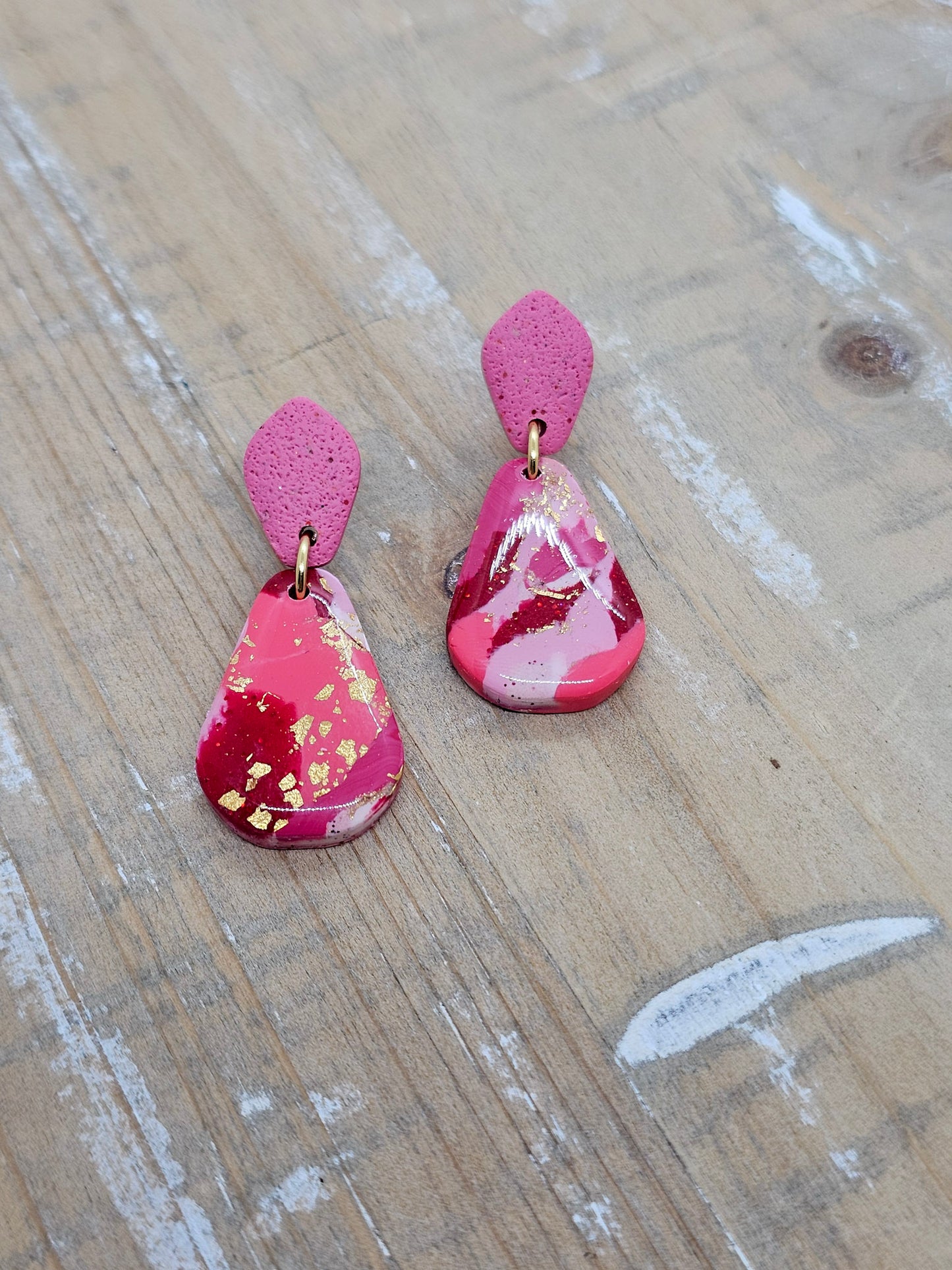 Valentine Marble Earrings #2