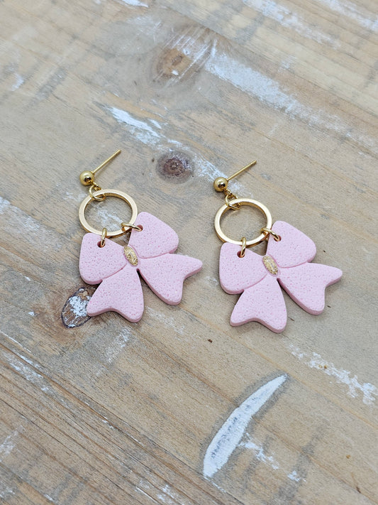 Valentines Bow Earrings