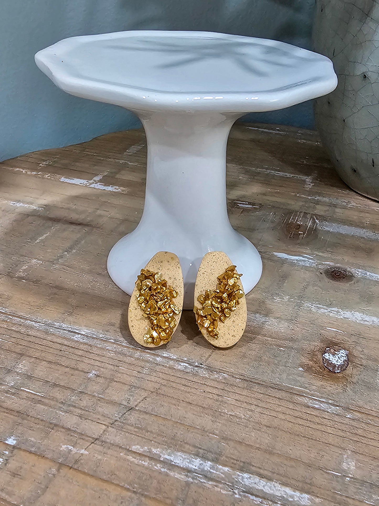 Rock of Gold Studs | Saint Patrick's Day Earring