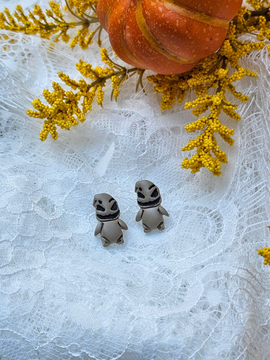 Boogeyman Studs | Halloween Earrings