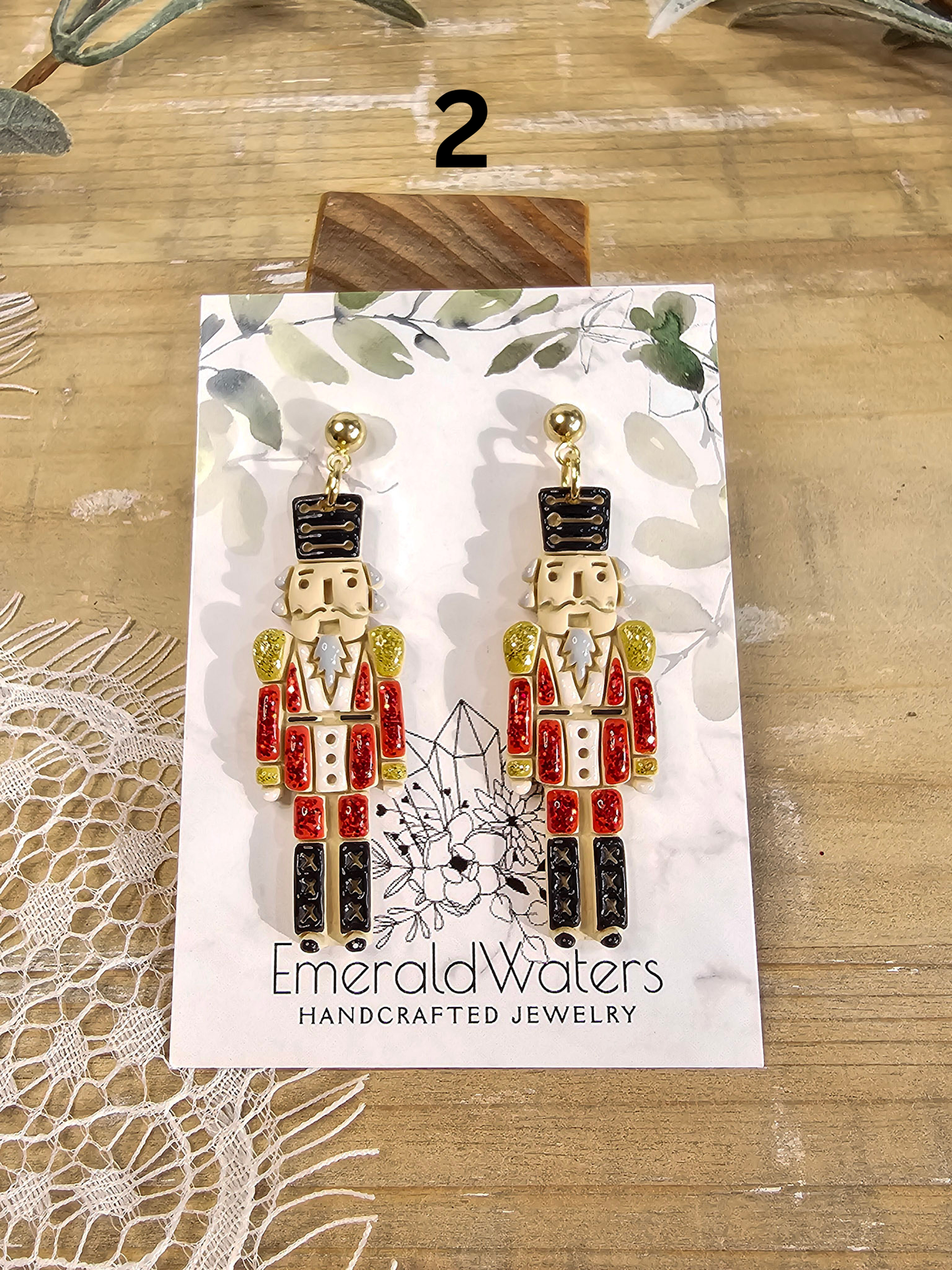 Christmas Nutcracker Earrings | Christmas Earrings