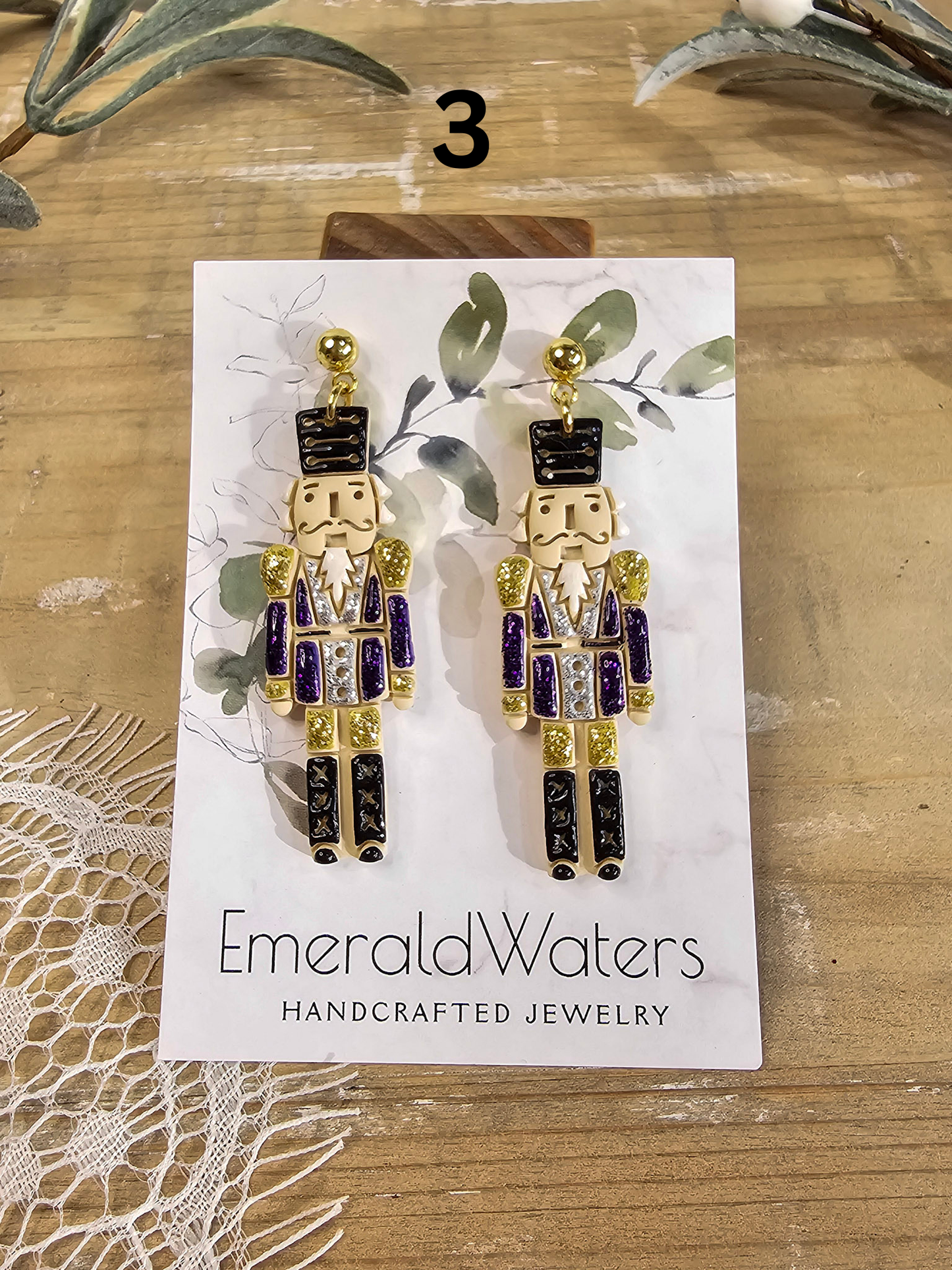 Christmas Nutcracker Earrings | Christmas Earrings