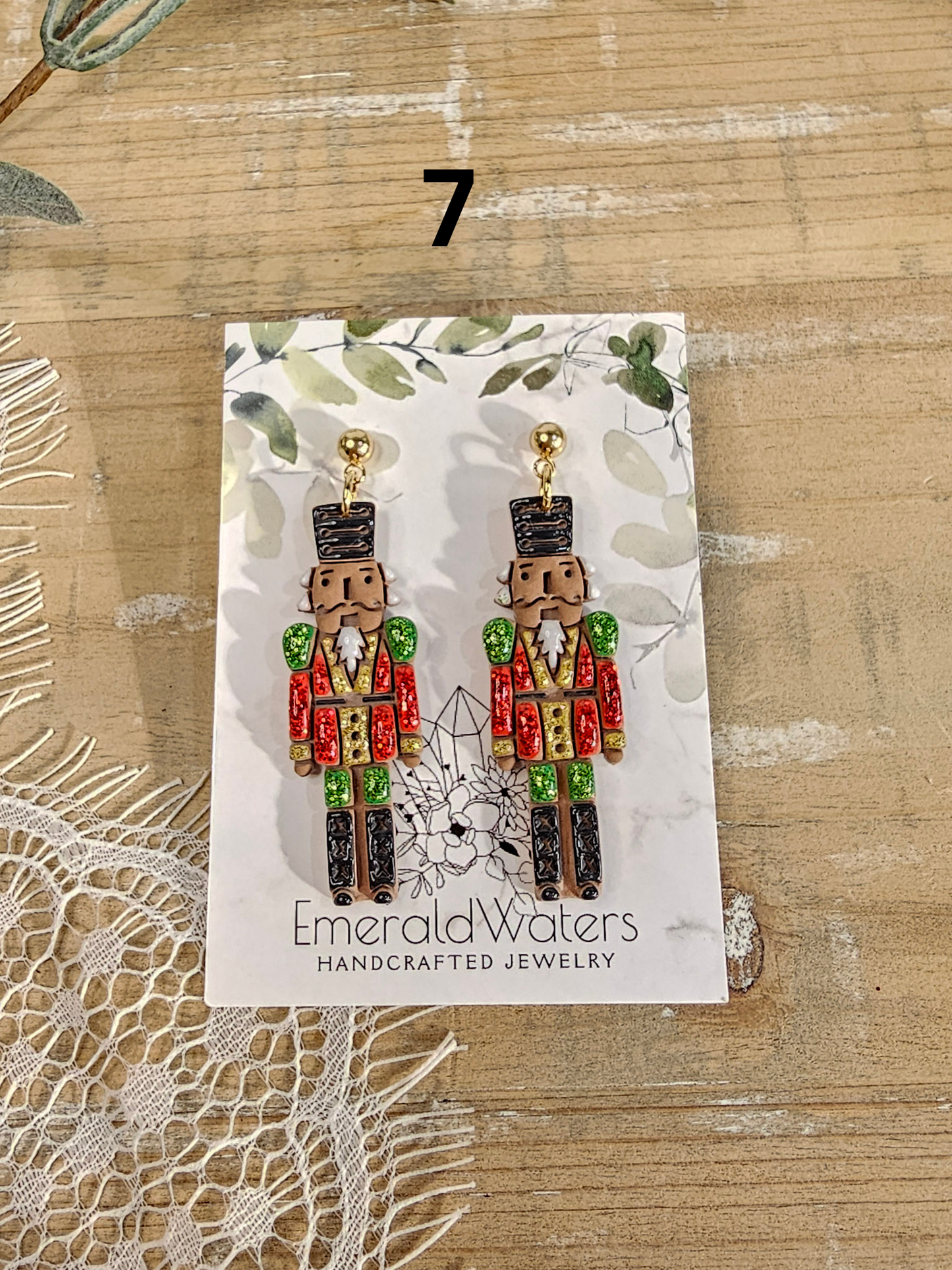 Christmas Nutcracker Earrings | Christmas Earrings
